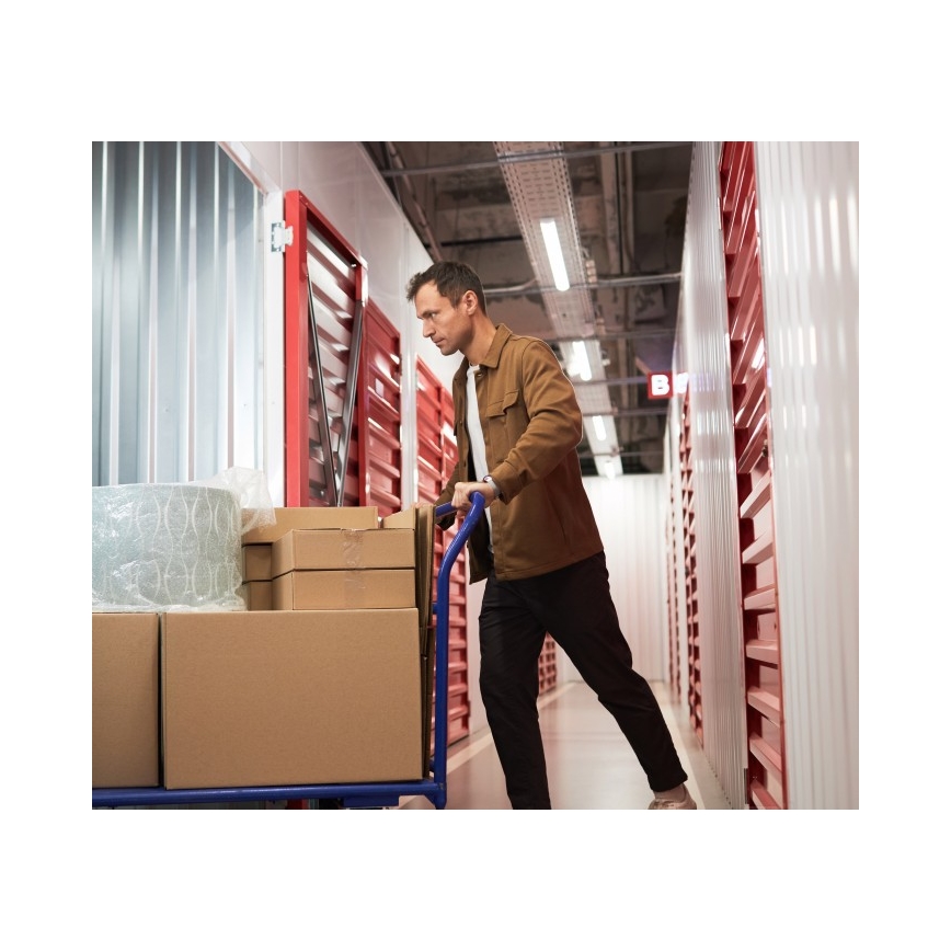 Luminária fluorescente T8 DELFIA 2xG13/18W/230V 124 cm branca