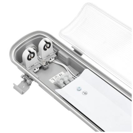 Luminária fluorescente técnica HERMIC T8 2xG13/18W/230V IP65