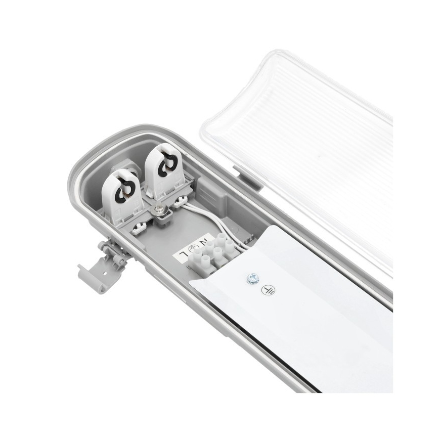 Luminária fluorescente técnica HERMIC T8 2xG13/18W/230V IP65