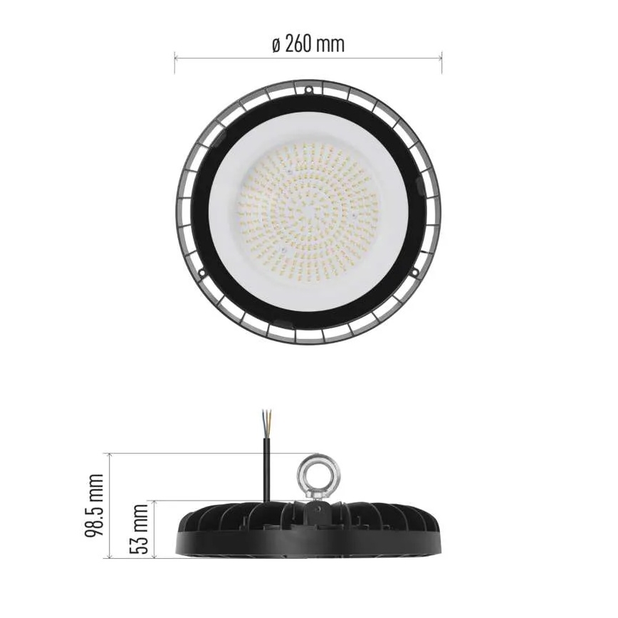 Luminária industrial High Bay LED/133W/230V IP65 4000K