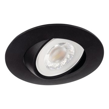 Luminária LED de embutir FIZU LED/4W/230V 3000/4000/6500K preta