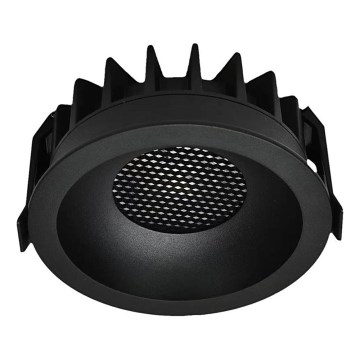 Luminária LED de embutir LED/24W/230V 3000/4000/6400K Ø 13,5 cm preta
