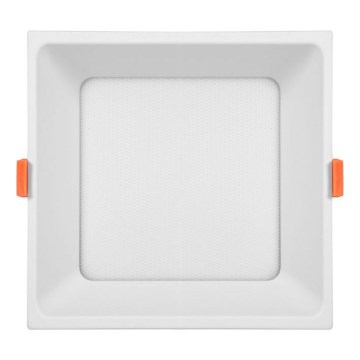 Luminária LED de embutir TONY LED/12W/230V 3000/4000/6500K 12x12 cm branca