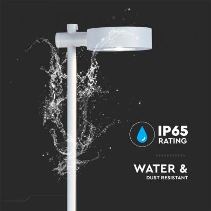 Luminária LED de exterior LED/7W/230V 4000K IP65 branca 102 cm