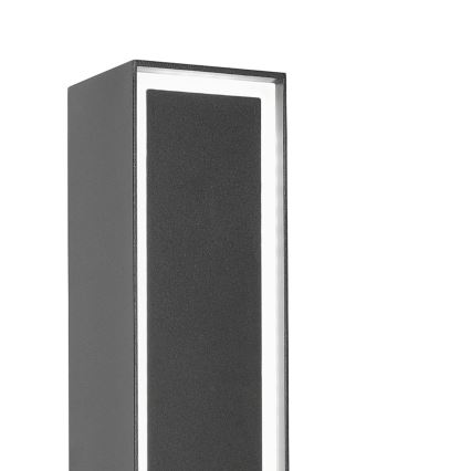 Luminária LED de exterior MODO LED/8W/230V 4000K IP54 50 cm preta