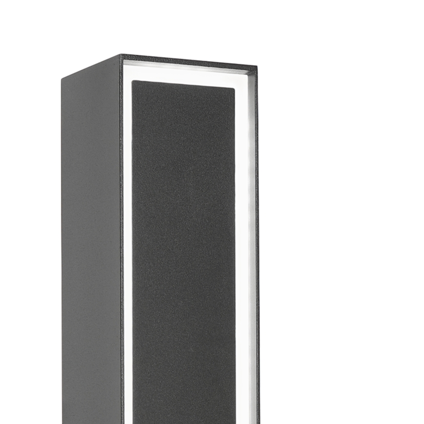 Luminária LED de exterior MODO LED/8W/230V 4000K IP54 50 cm preta