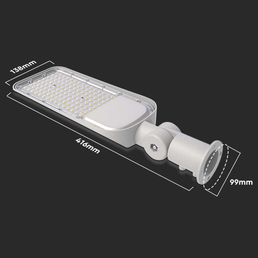 Luminária de Rua LED com Sensor CHIP SAMSUNG LED/30W/230V 4000K IP65