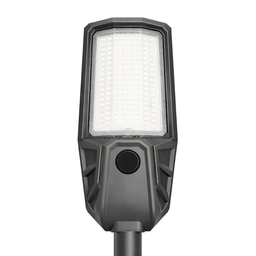 Luminária LED de rua regulável com sensor e painel solar KOBRA LED/400W/3,2V 24000 mAh IP65 antracite + controlo remoto