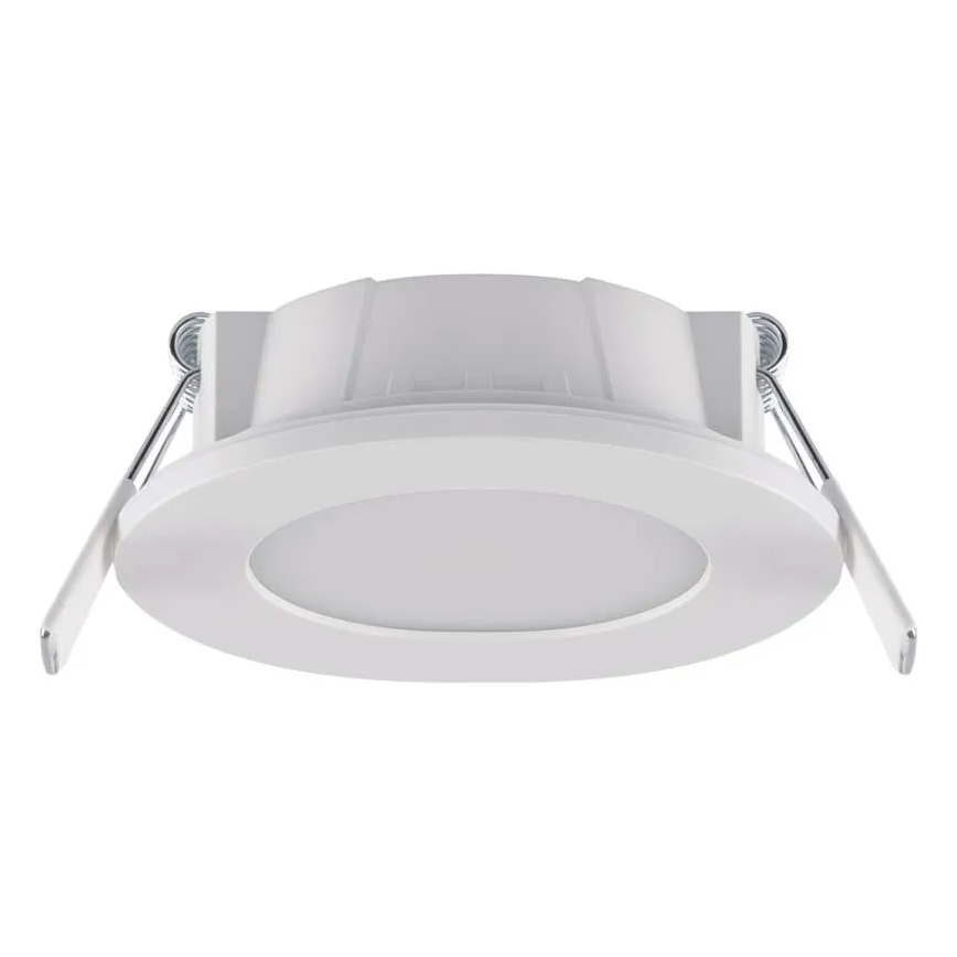 Luminária de teto embutida para banheiro LED LORI LED/4,5W/230V IP65 2700/4000K diâmetro 8,5 cm branca