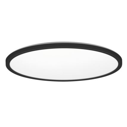 Luminária de teto LED para banheiro NIVERA LED/32W/230V IP54 3000/4000/6000K diâmetro 42 cm preta
