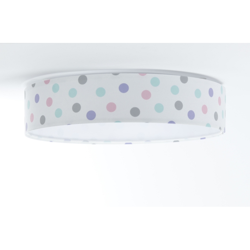 Luminária de teto infantil LED regulável SMART GALAXY KIDS LED/24W/230V 3000-6500K com pontos coloridos + controlo remoto