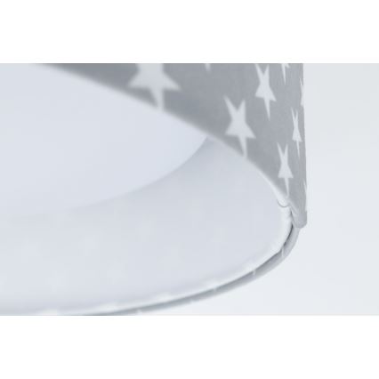 Luminária de teto infantil LED regulável SMART GALAXY KIDS LED/24W/230V 3000-6500K estrelas cinza/branco + controlo remoto