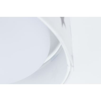 Luminária de Teto Infantil LED Regulável SMART GALAXY KIDS LED/24W/230V 3000-6500K estrelas branco/cinza/azul + controlo remoto