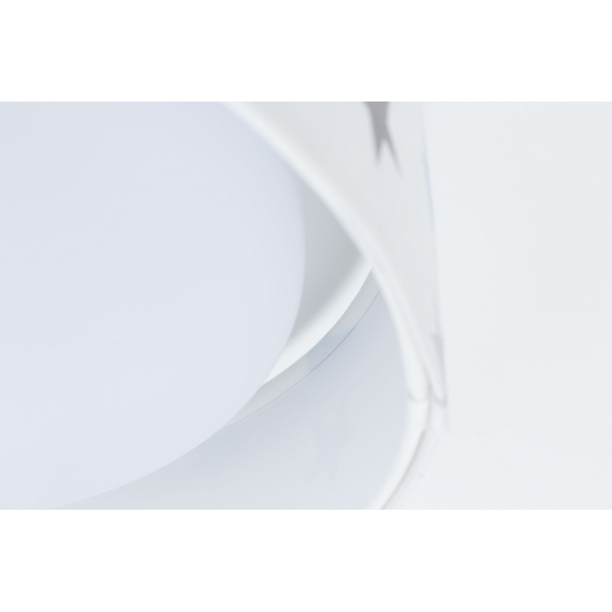 Luminária de Teto Infantil LED Regulável SMART GALAXY KIDS LED/24W/230V 3000-6500K estrelas branco/cinza/azul + controlo remoto