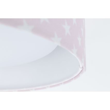 Luminária de teto infantil LED regulável SMART GALAXY KIDS LED/24W/230V 3000-6500K estrelas rosa/branco + comando à distância