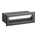 Luminária LED embutida para exterior FLIK LED/3W/230V IP65 antracite