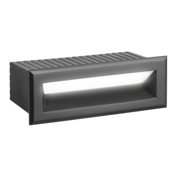Luminária LED embutida para exterior FLIK LED/3W/230V IP65 antracite