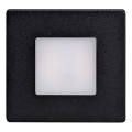 Luminária LED exterior para escadas LED/1,7W/230V IP54 preta