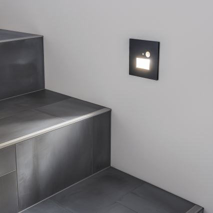 Luminária LED para escadas com sensor de movimento LED/1,5W/230V 3000/4000/6000K antracite