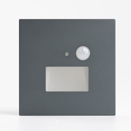 Luminária LED para escadas com sensor de movimento LED/1,5W/230V 3000/4000/6000K antracite