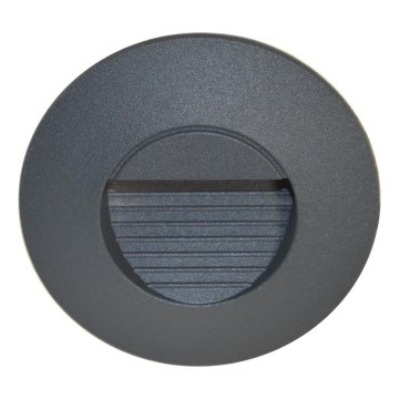 Luminária LED para escadas exteriores UGRA LED/2W/230V 4000K IP54 antracite