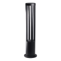 Luminária LED para exterior LED/10W/230V 3000K IP65 80 cm preta