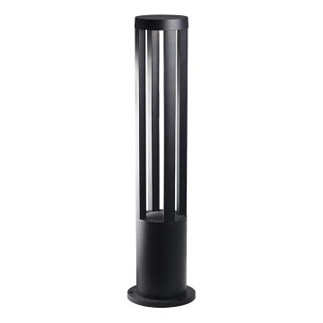 Luminária LED para exterior LED/10W/230V 3000K IP65 80 cm preta