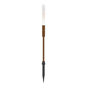 Luminária LED para exterior STICK LED/1,5W/24V IP65 castanha