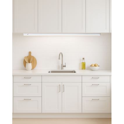 Luminária LED para montagem sob armário TUBE LED/18W/230V 120 cm branca