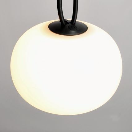 Luminária exterior recarregável LED dimerizável VENEZIA LED/1,5W/5V 2500K IP54 2600 mAh preta
