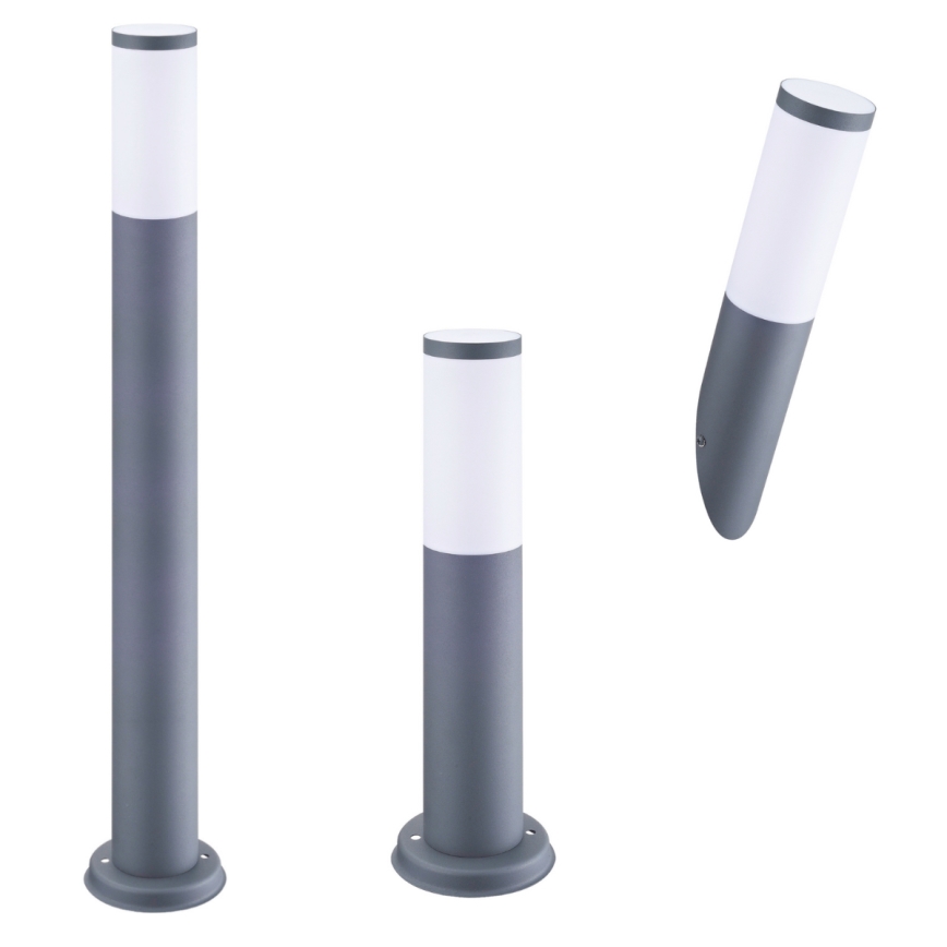 Luminária LED RGBW regulável para exterior OSLO 1xE27/6,5W/230V 2700-6500K Wi-Fi 45 cm IP44 antracite