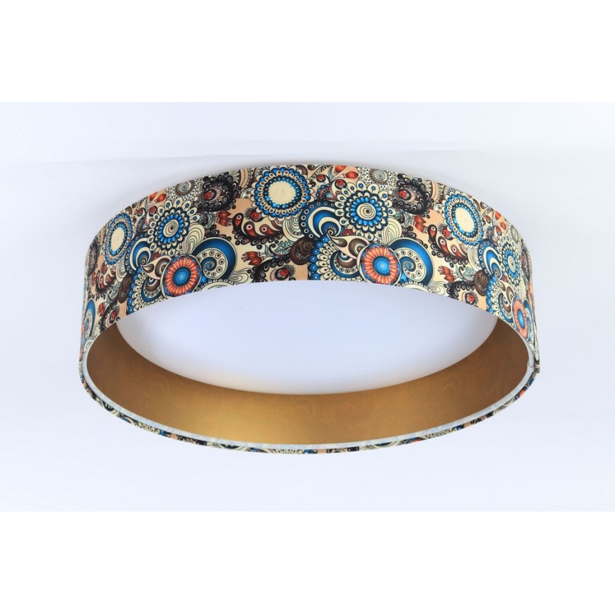 Luminária LED Dimerizável SMART GALAXY LED/24W/230V diâmetro 44 cm multicolor/dourado 3000-6500K + controlo remoto