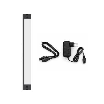 LED Luminária LED/12W/230V 2700/3000/4000/5000/5700K 42 cm preta