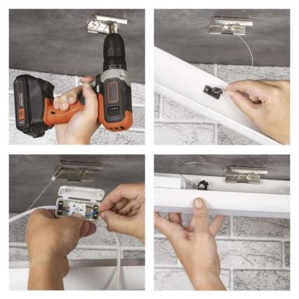 Luminária LED sob armário LED/40W/230V 4000K 120 cm