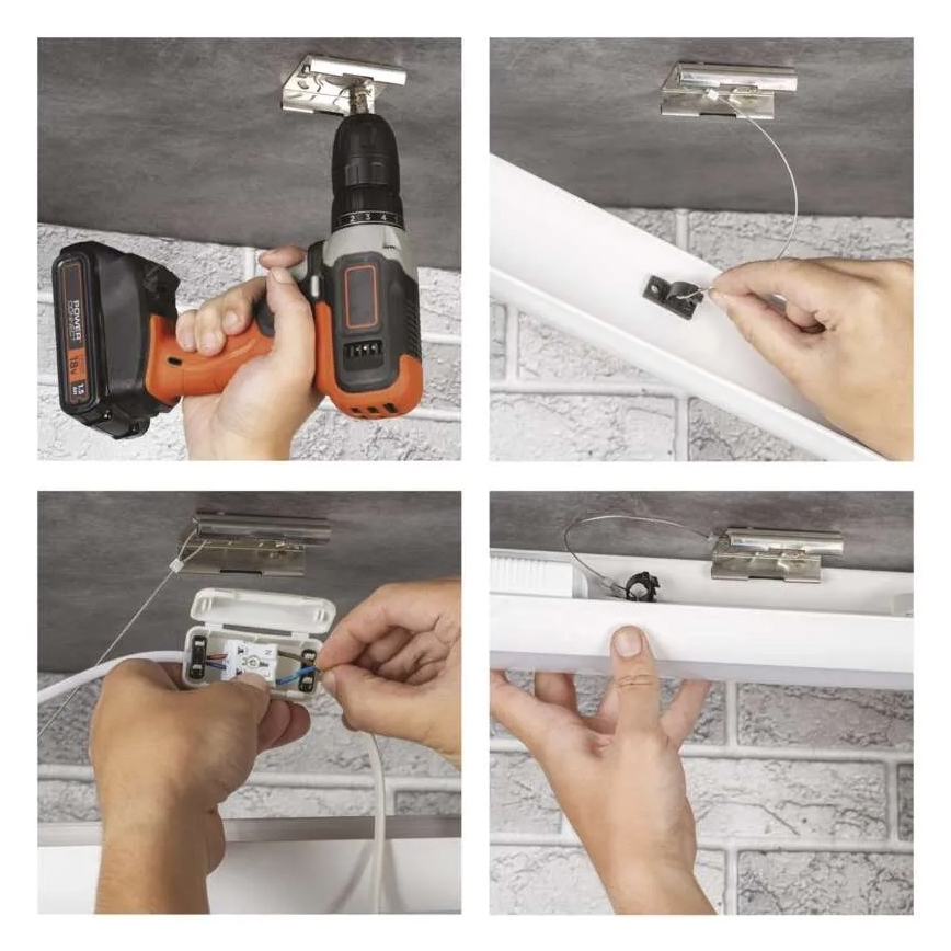 Luminária LED sob armário LED/40W/230V 4000K 120 cm