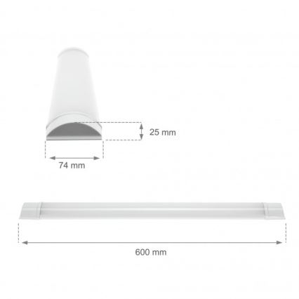 Luminária LED sob armário VIGA LED/14W/230V 3000K branca