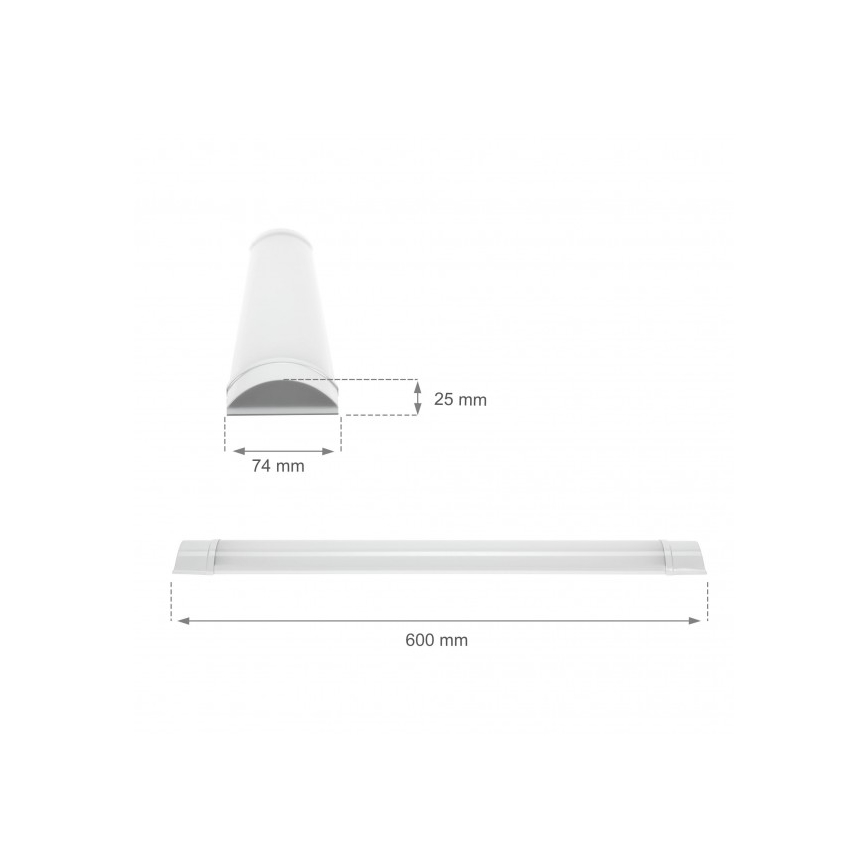Luminária LED sob armário VIGA LED/14W/230V 3000K branca