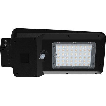 Luminária LED solar de rua com sensor, 20W, 7,4V, IP65, 5400 mAh