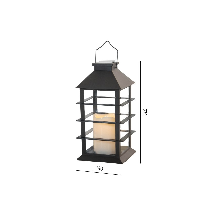 Luminária LED solar suspensa CANDELIO P LED/1xAA 2700K IP44 200 mAh