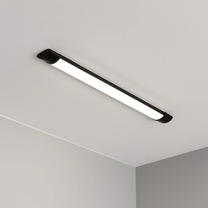 Luminária LED tubular/30W/230V 4000K 90 cm preta