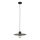 Luminária pendente com cabo EMELI 1xE27/15W/230V preta