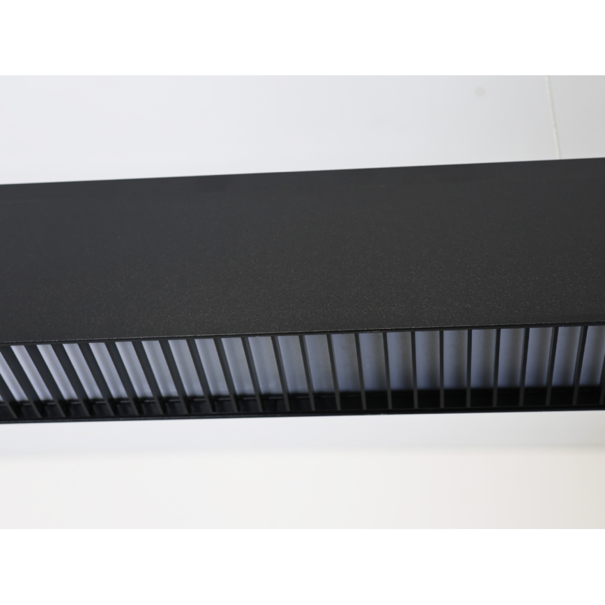 Luminária pendente LED em cabo LED/55W/230V 3000/4000/6500K 120 cm preta