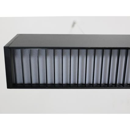 Luminária pendente LED em cabo LED/55W/230V 3000/4000/6500K 120 cm preta
