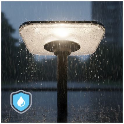 Luminária LED solar para rua com sensor SOLSUMI LED/25W/3,2V 3000/4000/6500K IP54 24000 mAh + controlo remoto