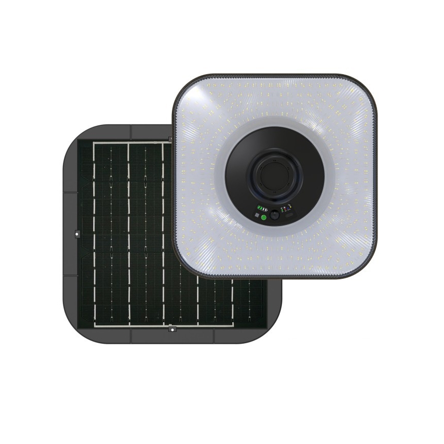 Luminária LED solar para rua com sensor SOLSUMI LED/25W/3,2V 3000/4000/6500K IP54 24000 mAh + controlo remoto