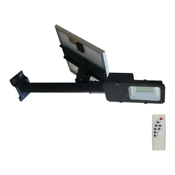 Luminária solar de rua LED regulável LED/50W/6,4V 4000K IP65 50000 mAh + controlo remoto