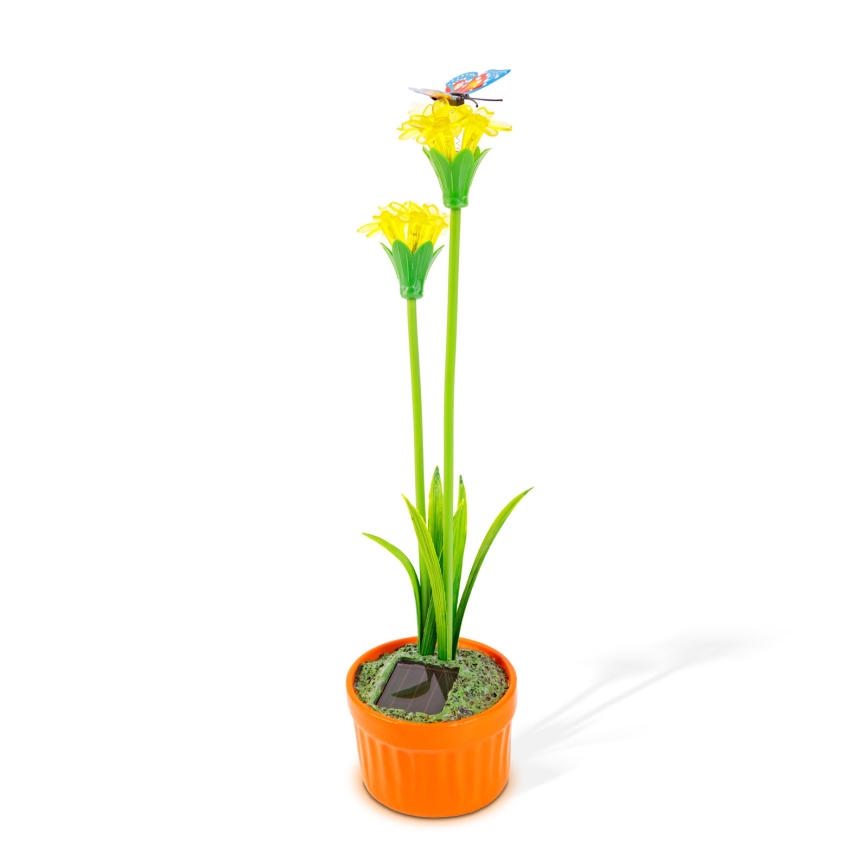 Luminária solar LED 1,2 V 200 mAh IP44 — flor