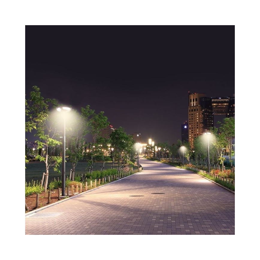 Luminária de Rua Solar LED com Sensor LED/10W/3,2V IP65 4000K 15000 mAh + controlo remoto