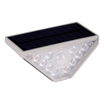 Luminária solar LED com sensor ARI, 4,5 W / 3,7 V, 600 mAh, IP44, preta