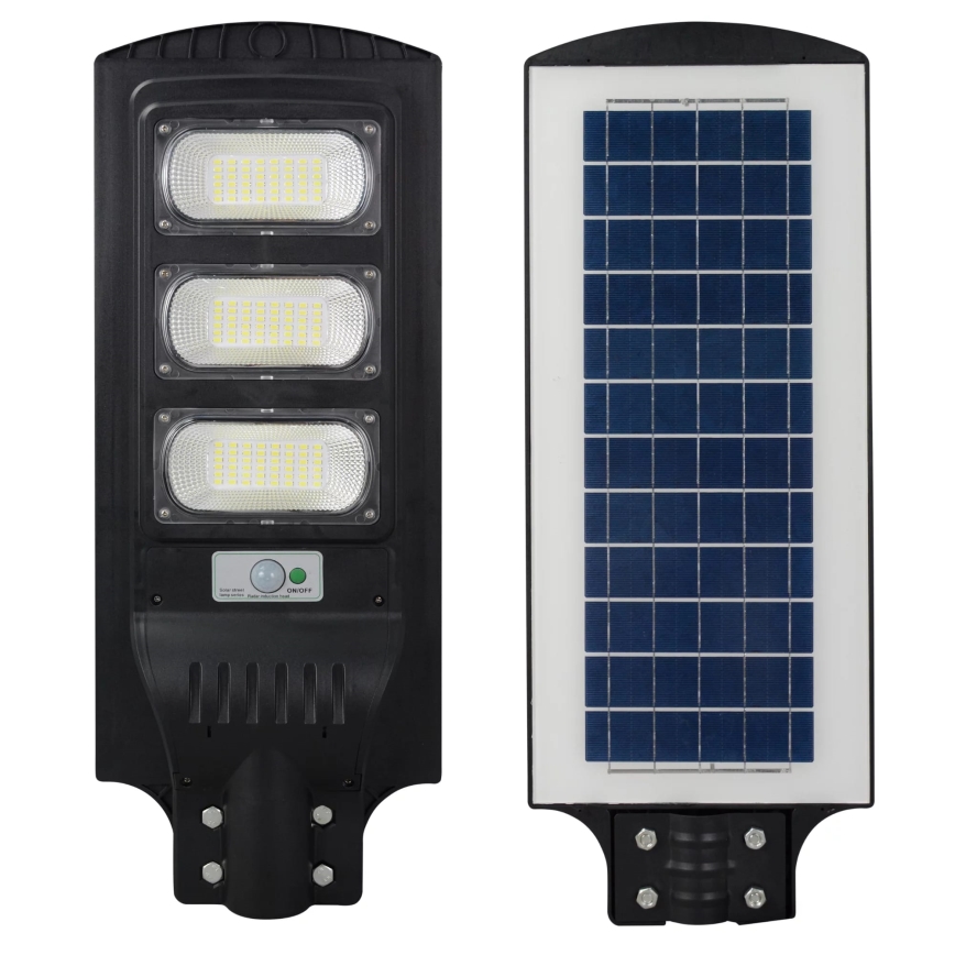 Luminária de Rua Solar LED com Sensor STREET LED/10W/3,2V 10000 mAh IP65 + controlo remoto